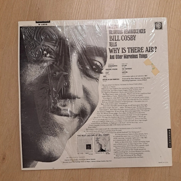 Vintage Bill Cosby Warner Bros. Comedian Funny Set Of 3 Collection Vinyl Records - Picture 6 of 6